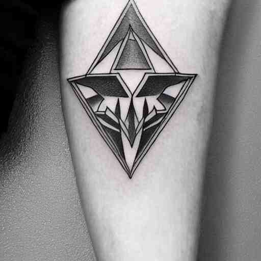 tattoo design, stencil, clean line art, g pen, portrait of princess zelda by artgerm, symmetrical face, beautiful, triforce 