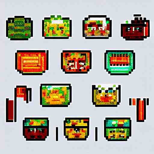 frozen food pixel art 