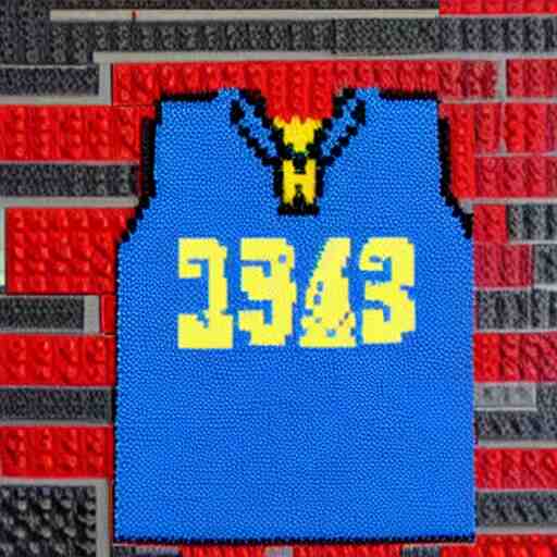 New Jersey made from lego bricks