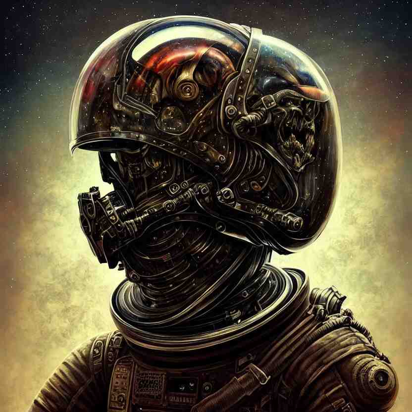 epic professional digital art of tormented astronaut in helmet, painted, intricate, detailed, terror, leesha hannigan, wayne haag, reyna rochin, ignacio fernandez rios, mark ryden, iris van herpen, best on artstation, best on cgsociety, epic, stunning, gorgeous, much wow, cinematic, masterpiece 