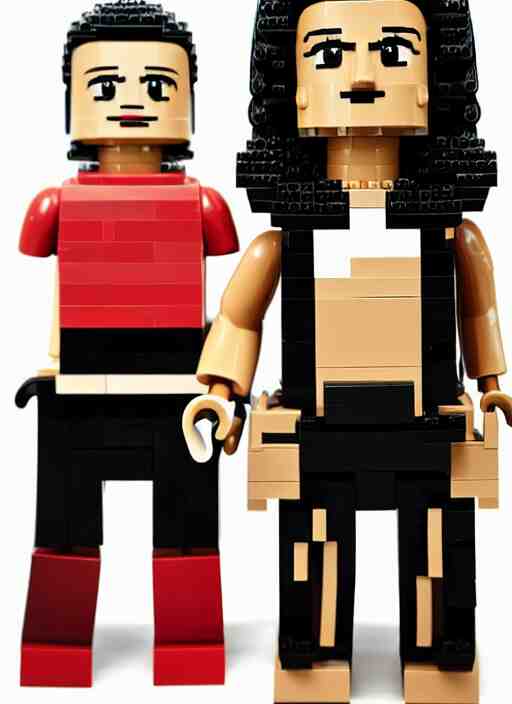 a kim kardashian lego figure. 