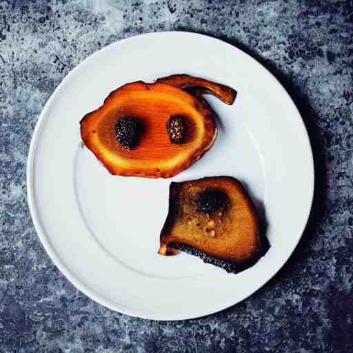 an empty plate, culinary art photography 