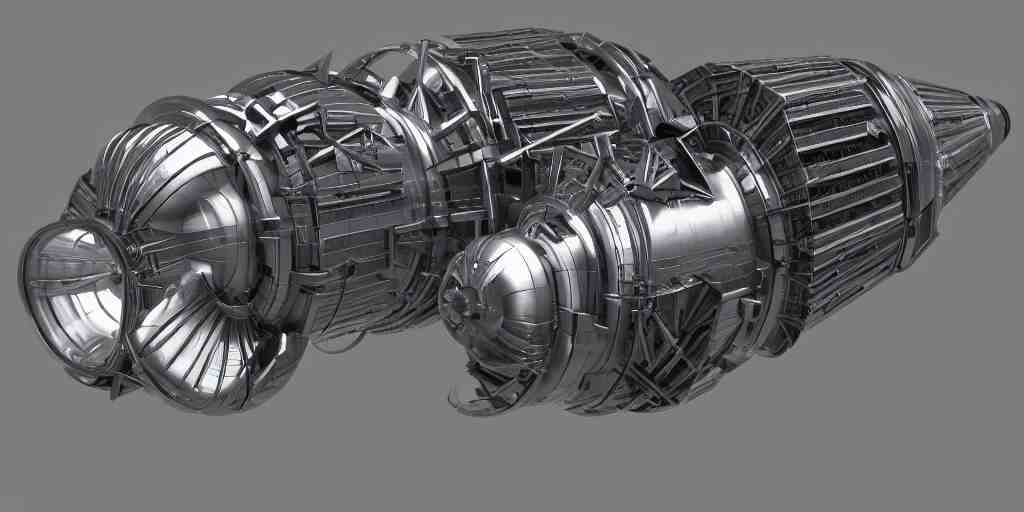 siemens futuristic gas turbine, masterpiece, blizzard pixar maya engine global illumination lighting artstation 