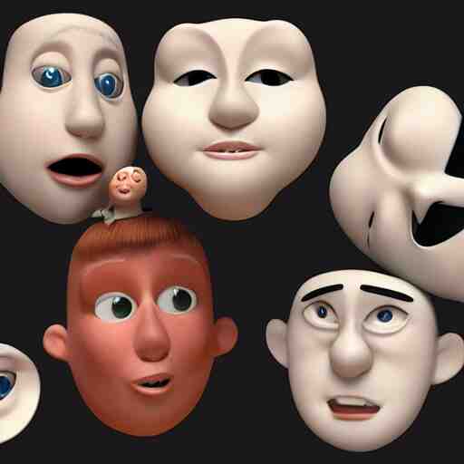 actors ceramic mask pixar family watching tv, style of paolo roversi, 8 k, sharp focus, soft light, volumetric lighting, highly detailed realistic, refined, artstation 