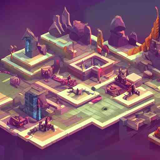 isometric game concept, jama jurabaev, tyler edlin, james paick, emmanuel shiru, victor mosquera, modular detailed, artstation, for aaa game, high quality 