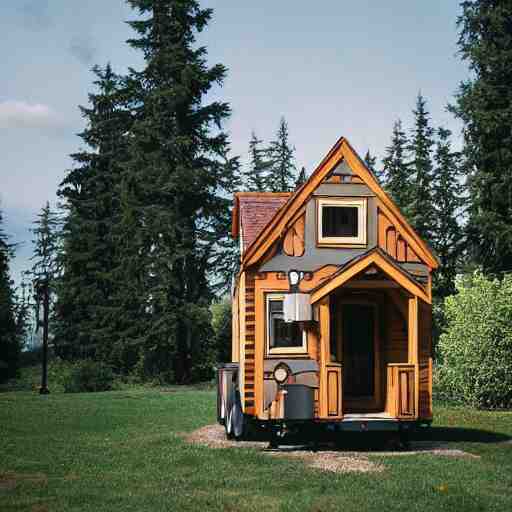 Castle as a tiny home. Photographed with Leica Summilux-M 24 mm lens, ISO 100, f/8, Portra 400