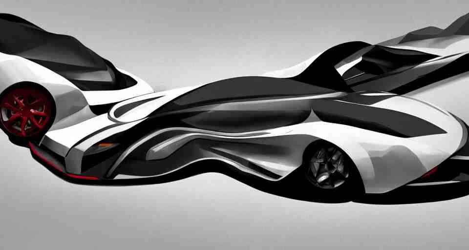 Automotive design art, digital art, trending on Behance,