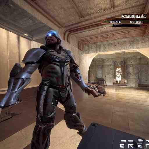 quake e 1 m 1 unreal engine 5, ingame screenshot, hyper detail, realistic 