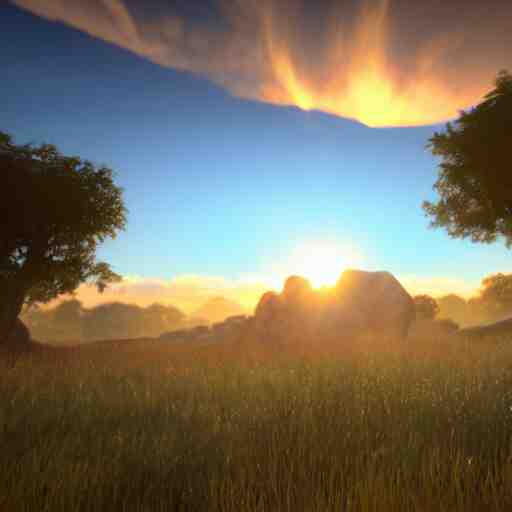 the setting sun, unreal engine 5 