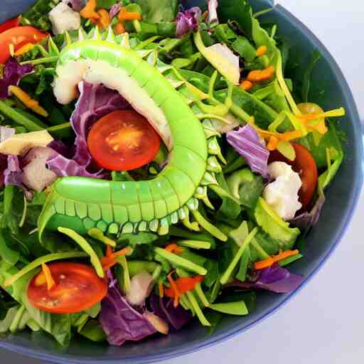 anime lizard tail salad