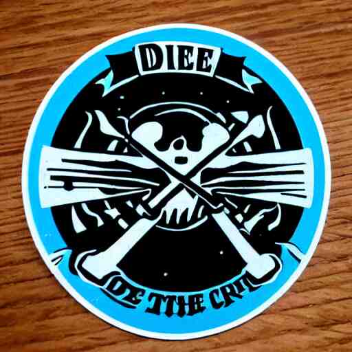 die cut sticker, you are a crew member of the future king of the pirates 