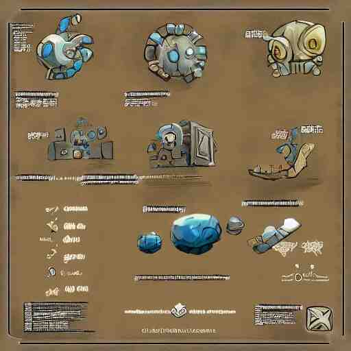 blueprints for dofus, concept art, blueprint