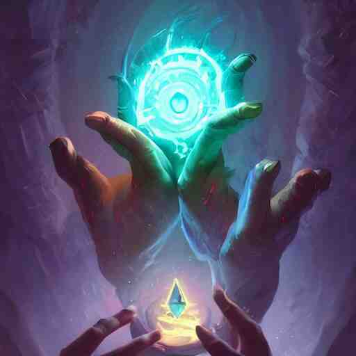 glowing hands with fingers floating, stop sign hands, fingers, fingers, fingers, fingers, fingers, hands, hands, hands, hands, glowing fingers, blue theme, bright art masterpiece artstation. 8 k, sharp high quality artwork in style of jose daniel cabrera pena and greg rutkowski, concept art by tooth wu, blizzard warcraft artwork, hearthstone card game artwork, human anatomy 