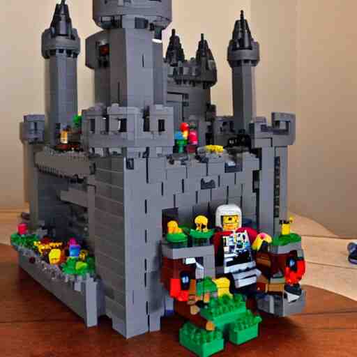 castle greyskull made out of legos 