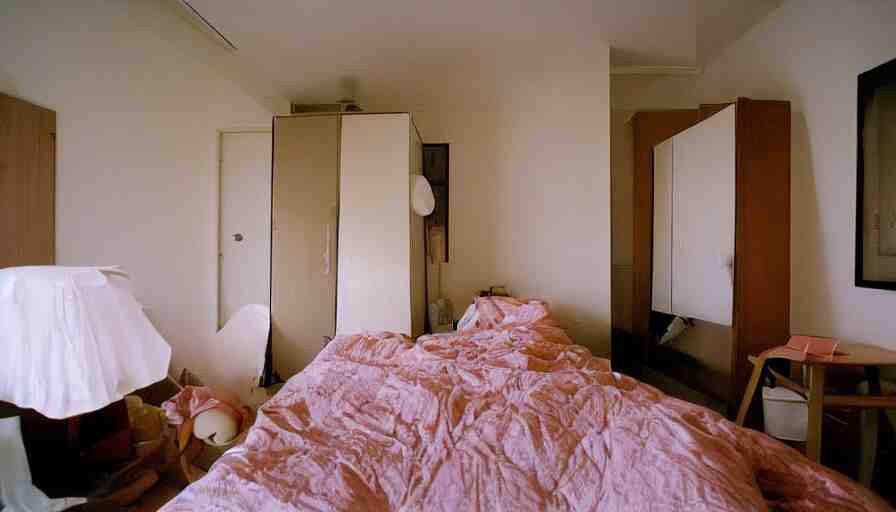 interior of a bedroom in 1 9 9 9 