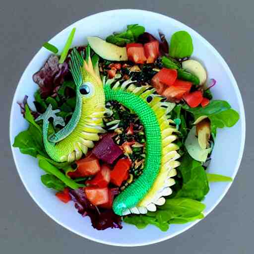 anime lizard tail salad