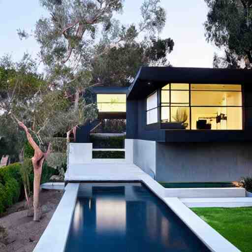 the perfect beautiful modern house in los angeles