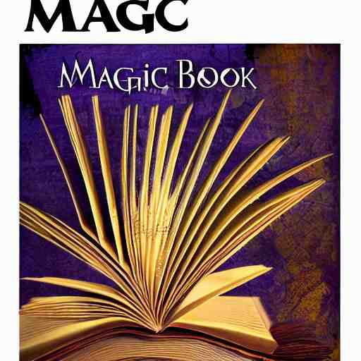 cover of magic book written by sorcerer, highly detailed, 4 k 