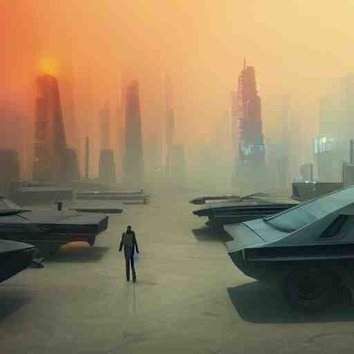 photorealistic blade runner 2049 aesthetic