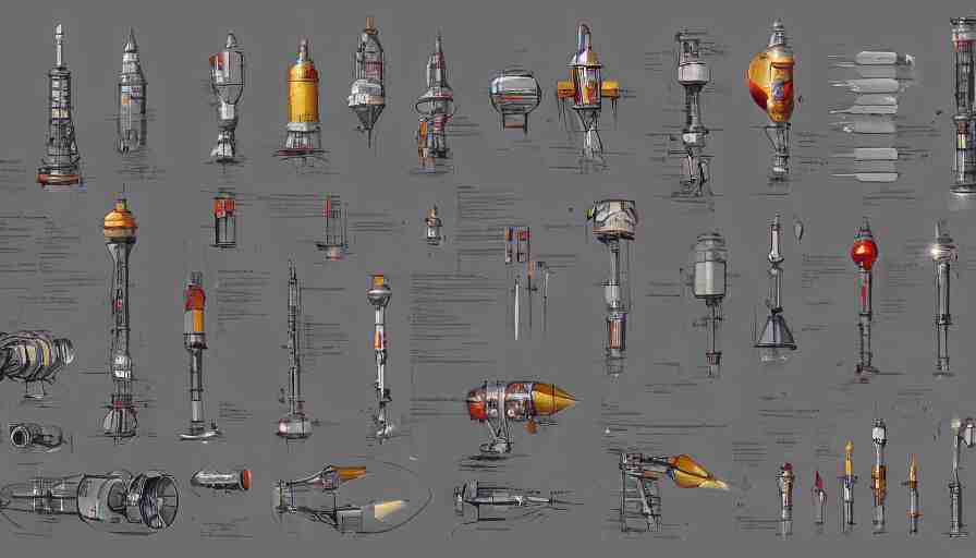 visual storytelling, concept art of rocket engines by jama jurabaev, extremely detailed, trending on artstation, high quality, brush stroke 