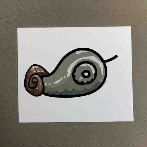 cute snail sticker 