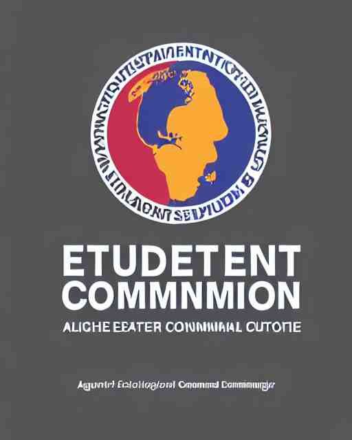 logo for the external affairs committee of the student council of higher school of economics, modern art, trending on artstation 