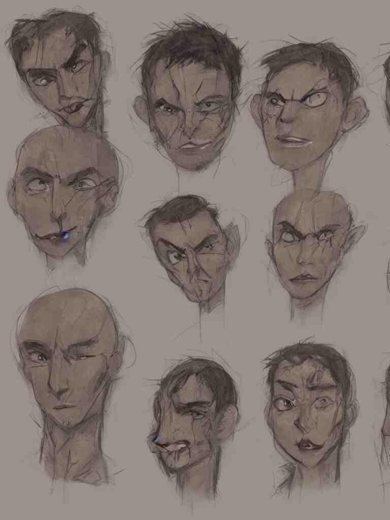 broken faces by disney concept artists, blunt borders, rule of thirds 