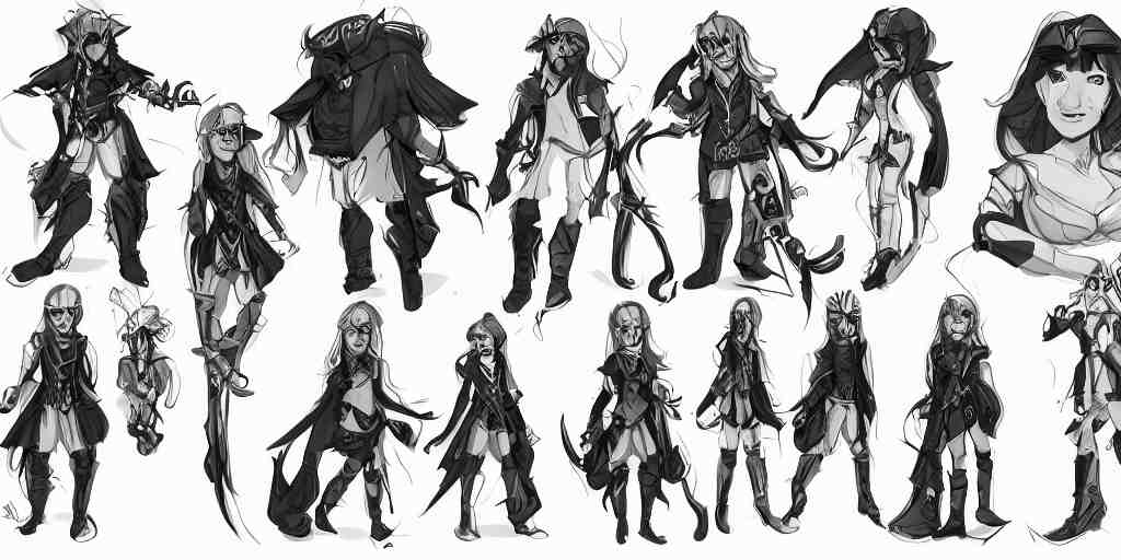 character design sheet of mgb 