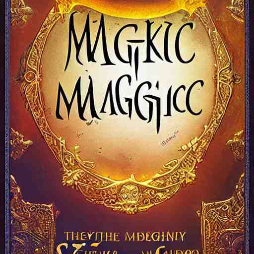 cover of book about magic written by a sorcerer, highly detailed, 4 k 