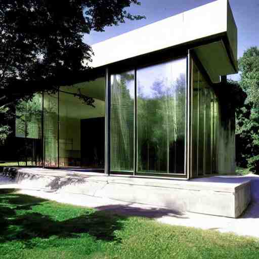house designed by ludwig mies van der rohe 
