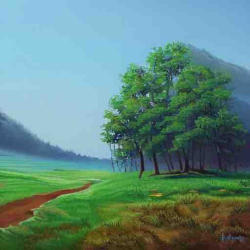 landscape painting by hw6523