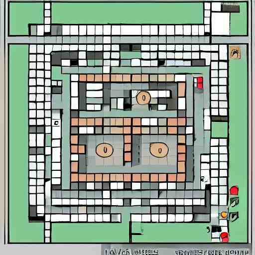 checkered map for tabletop rpg 