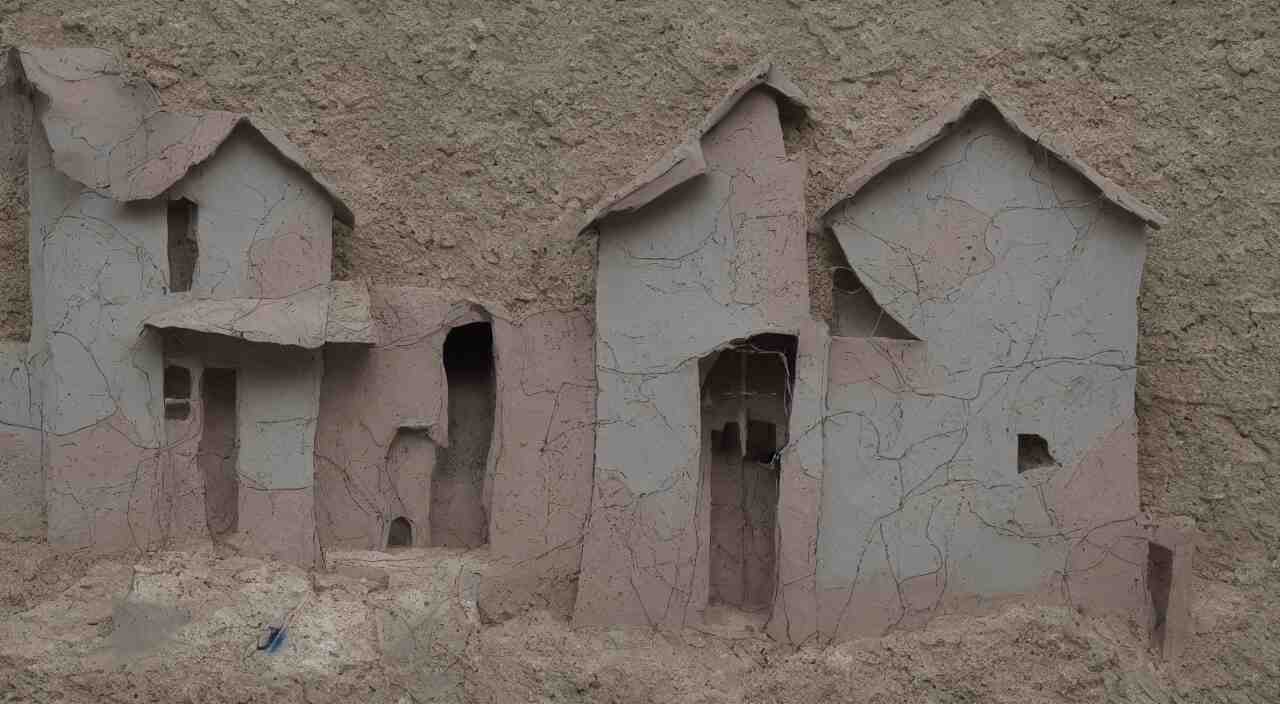 a painted house made of clay and wire by Harvey Quaytman and Jakob Emanuel Handmann Flickr and film