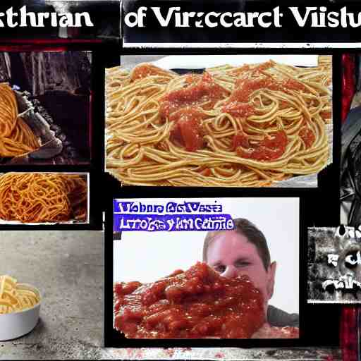 disgusting cathedral of visceral gibs and pasta sauce 